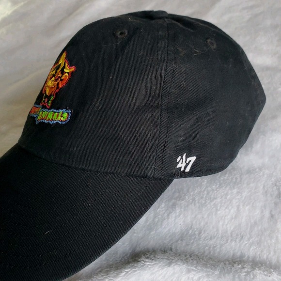 Savannah Banana's Party Animals '47 Brand Hat Black Neon Baseball Cap - Picture 3 of 7